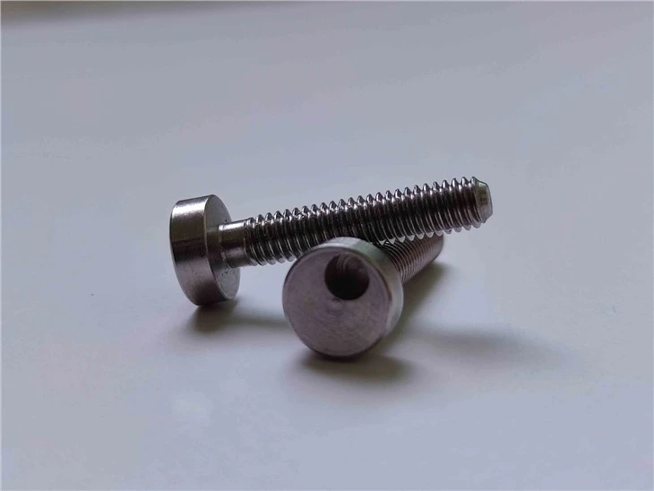 customized machined stainless steel screw M4